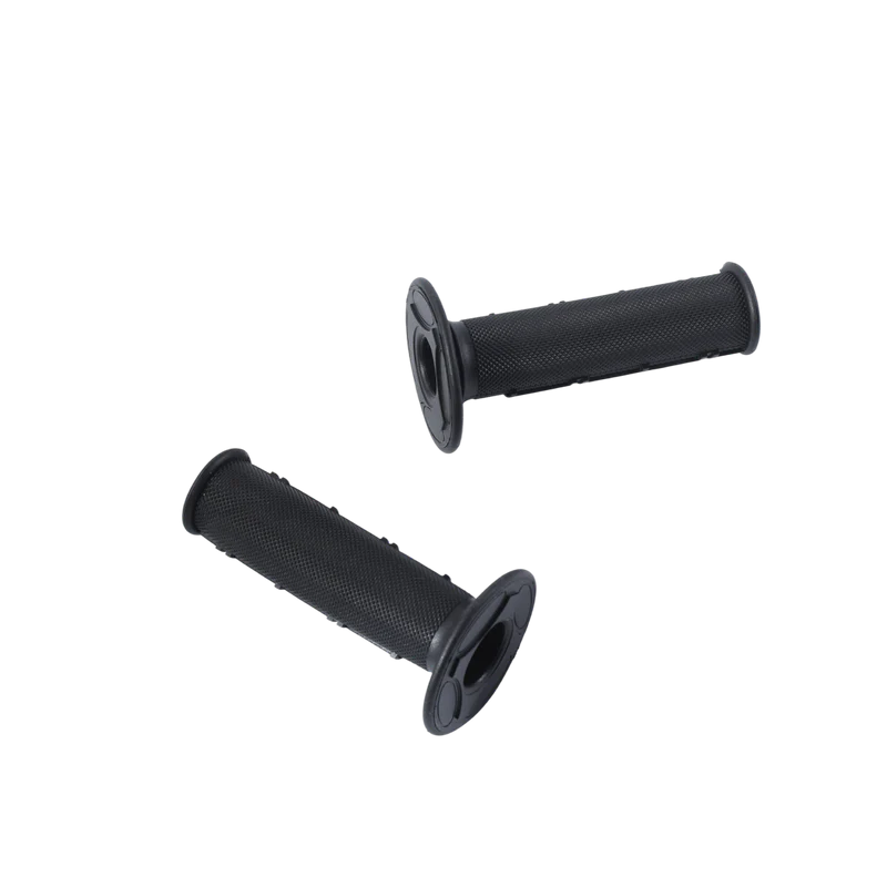 D03 left and right hand grips, black textured rubber lock-on set