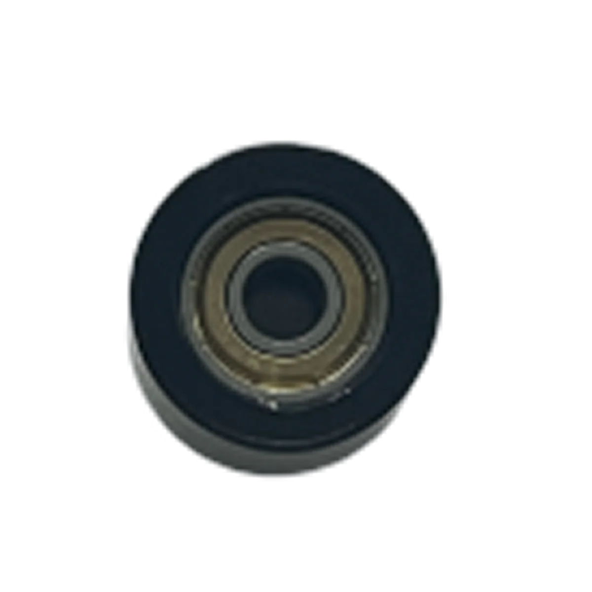 D03 tensioner pulley with sealed bearing, dark blue body, precision drivetrain component