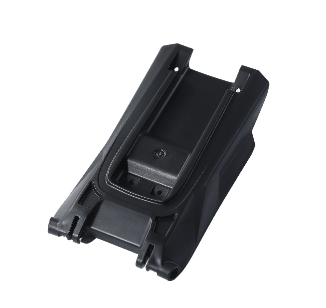 Black D Series upper battery cover for dirt bike