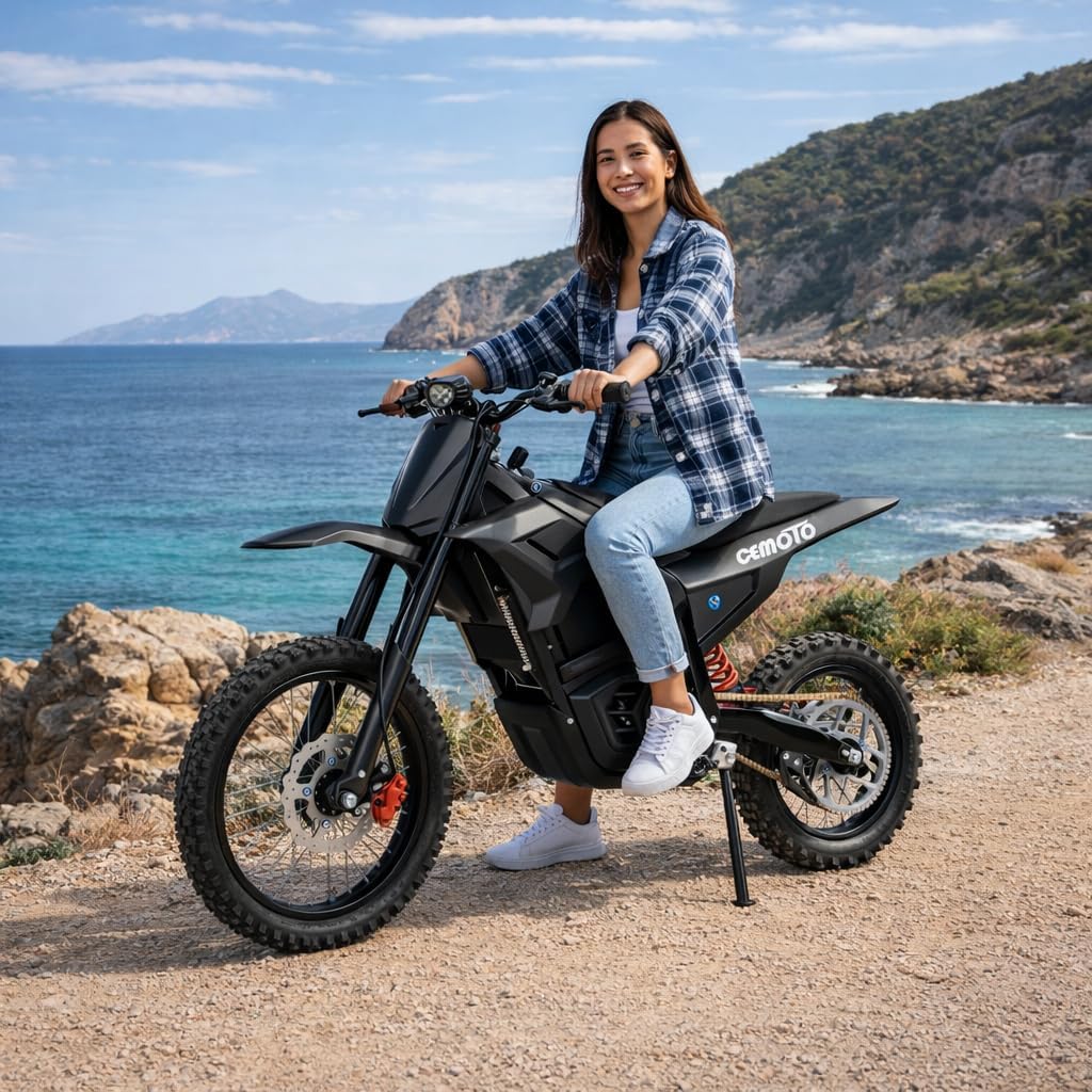 CEMOTO D02 Off-Road Electric Dirt Bike For Teens & Adults cemoto