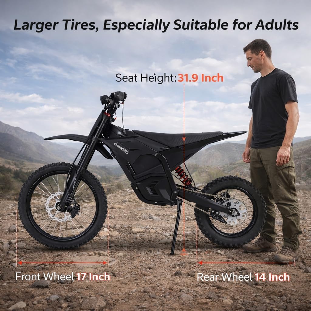 CEMOTO D03 Beast High-Performance Off-Road Electric Dirt Bike For Teens & Adults cemoto