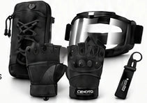 Illustrative rider pack accessories