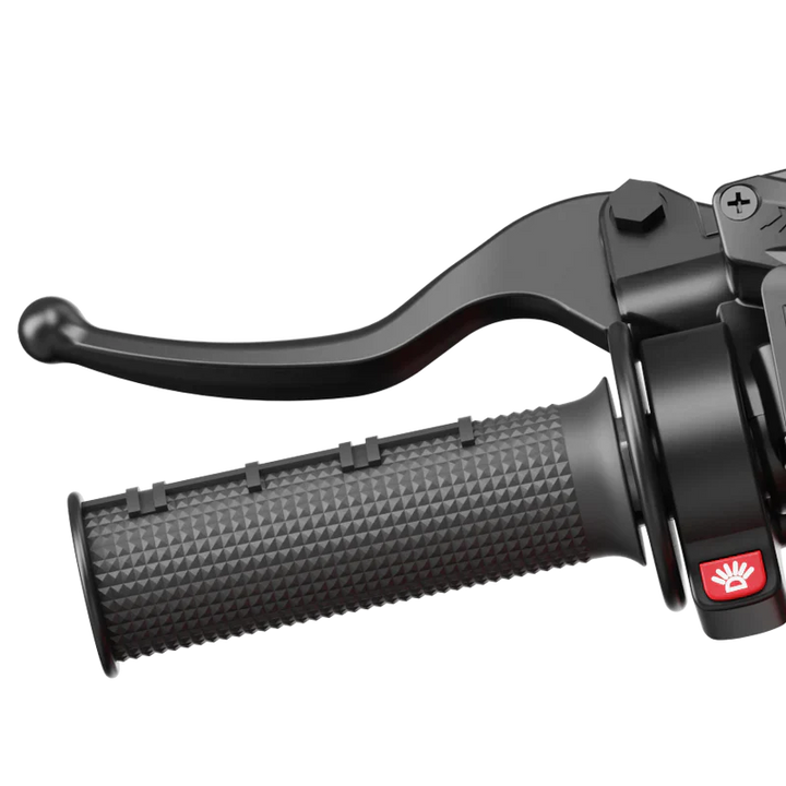Standalone cover image for an article about checking electric dirt bike brakes before riding.