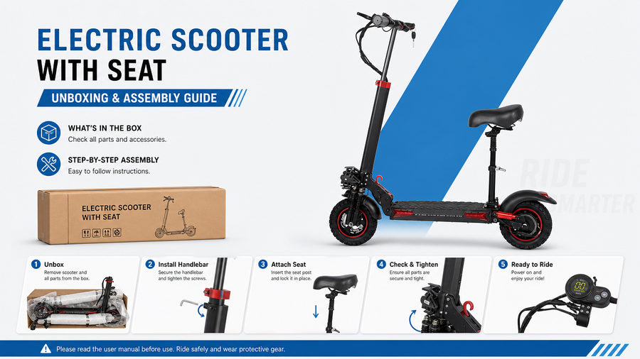 ESCOOTER J11MAX | Unboxing & Assembly