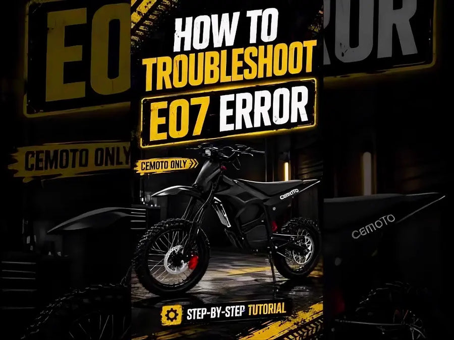 Cemoto E07 Error – Motor & Wiring Troubleshooting Guide