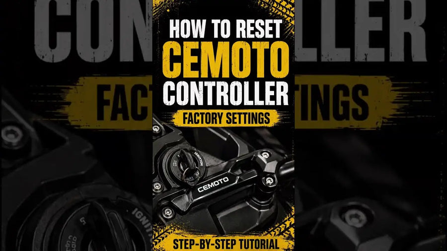 How to Reset CEMOTO Controller to Factory Settings | FarDriver Tutorial